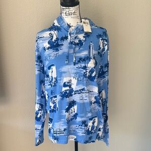 Ralph Lauren Blue Floral Men's Shirt